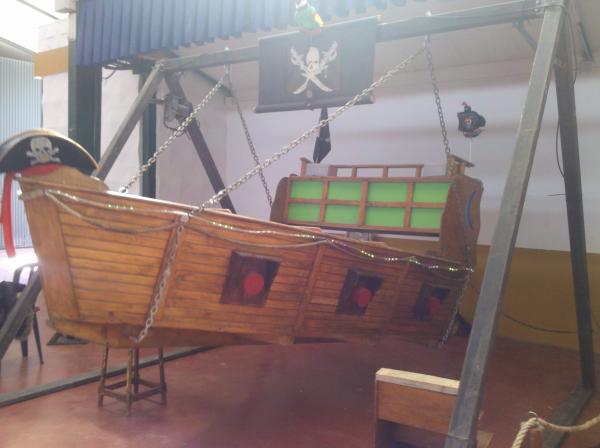 Barco pirata medieval