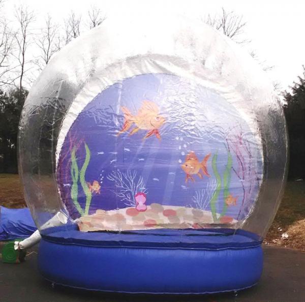 Hinchable esfera de nieve