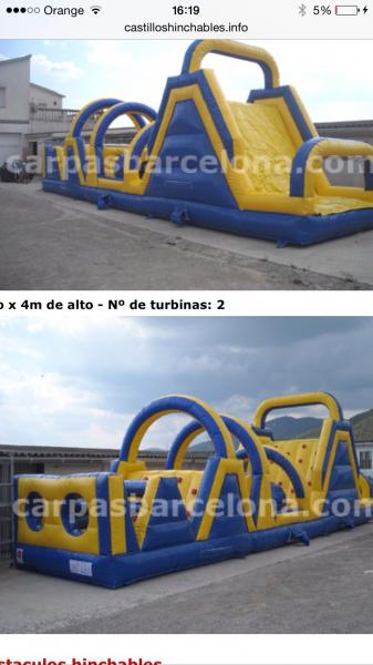 Hinchable multiobstaculos