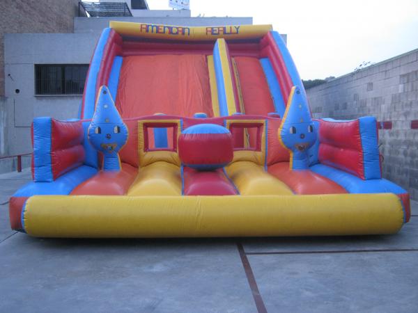 Tobogán hinchable mixto american rally - foto 1
