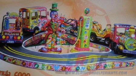 Escalextric para niños con 5 figuras