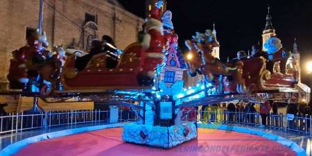 Aerobaby trineos con renos de navidad 32 plazas