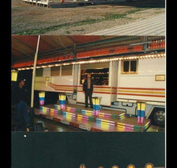 Busco una caravana taquilla para pista de coches de choque
