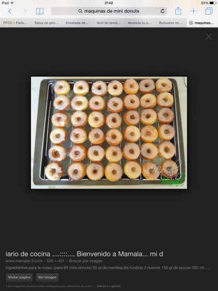 Máquina de mini donuts