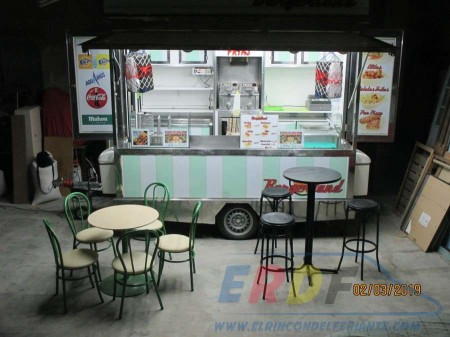 Remolque hamburgueseria vintage